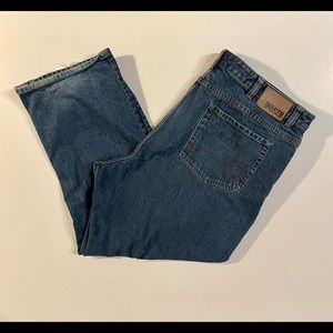 Duluth Trading Co Men's 44x30 Ballroom Weekender 5-Pocket Blue Jeans 34211